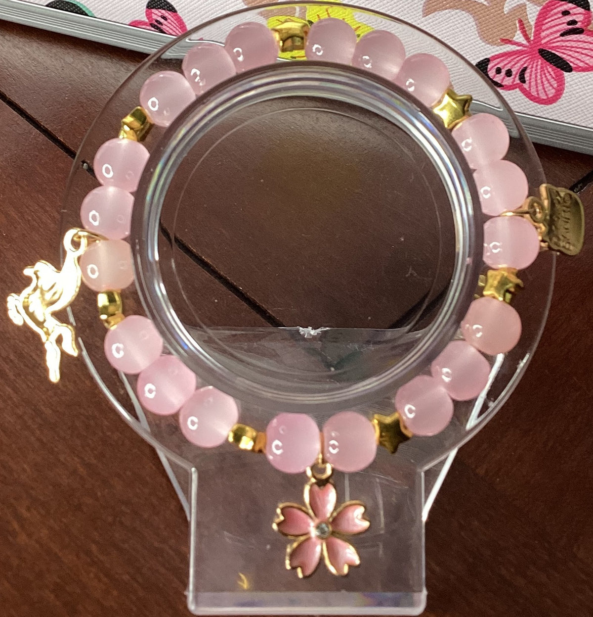 Pink Lily w/ Hello Kitty and pegasus