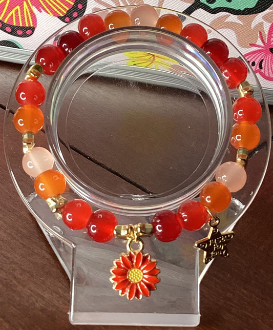 Red Ombre Daisy